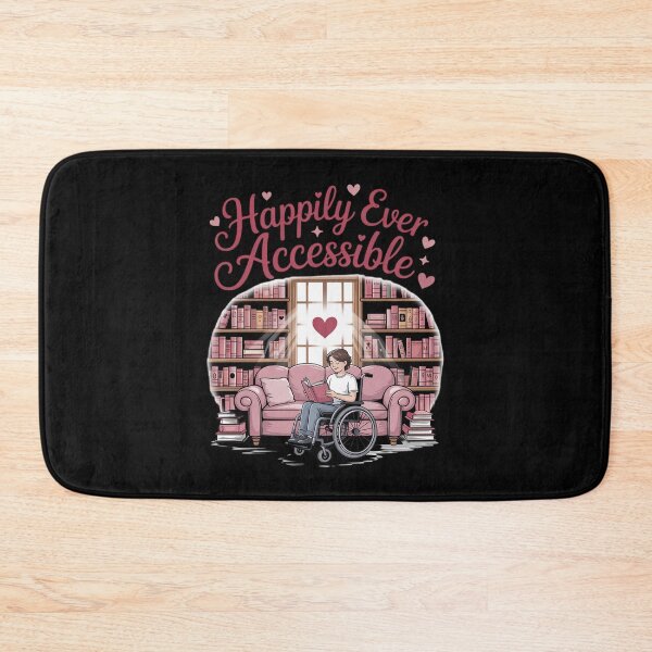 Item preview, Happily Ever Accessible Girl Reading with Wheelchair designed and sold by JaskconLIfe23.