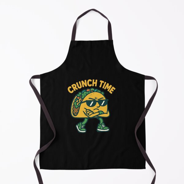 Item preview, Crunch Time Taco – Funny Cool Taco Attitude Cartoon Design designed and sold by PrintMastery.