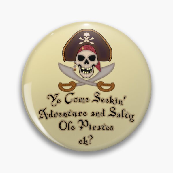 Item preview, Captain X Skull Ye Come Seekin' Adventure and Salty Ole Pirates Eh?  designed and sold by Cloudy Constellations.