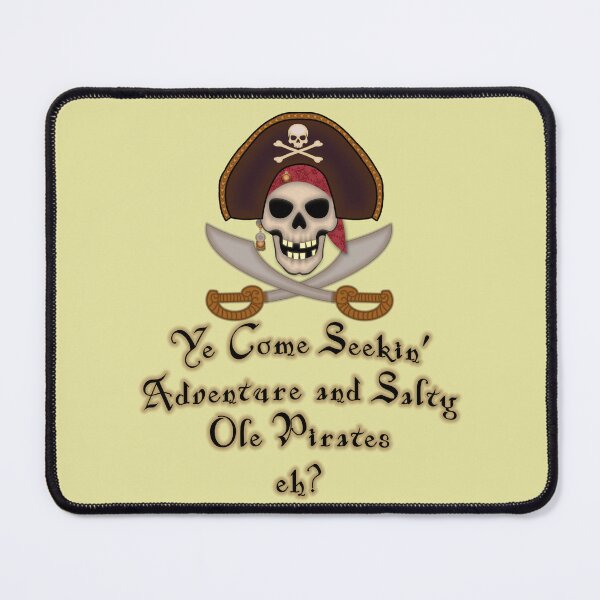 Item preview, Captain X Skull Ye Come Seekin' Adventure and Salty Ole Pirates Eh?  designed and sold by Cloudy Constellations.