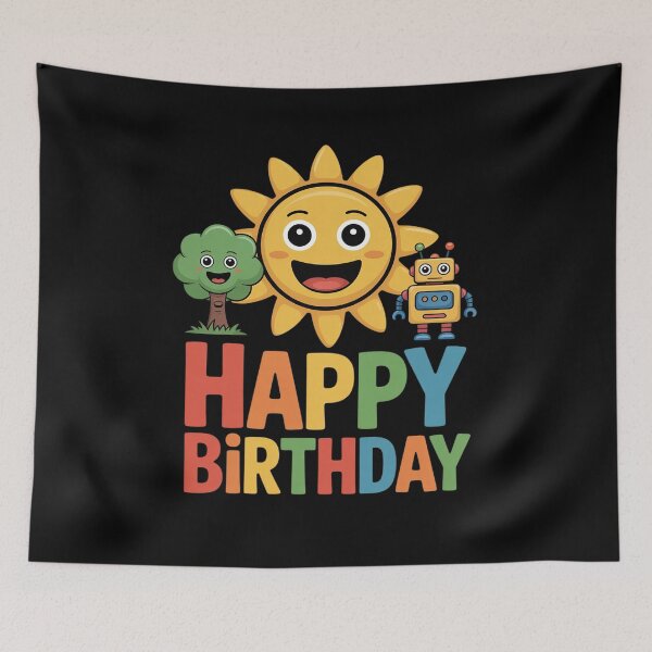 Item preview, Happy Birthday Sprunky! Funbot Sun Tree Simon designed and sold by JaskconLIfe23.
