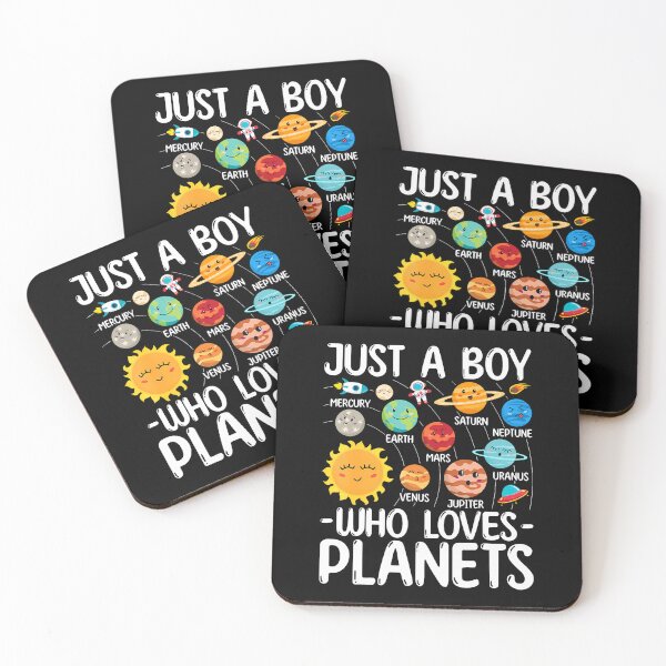 Item preview, Just A Boy Who Loves Planets Solar Star System Science Space designed and sold by RosaliaAmber.