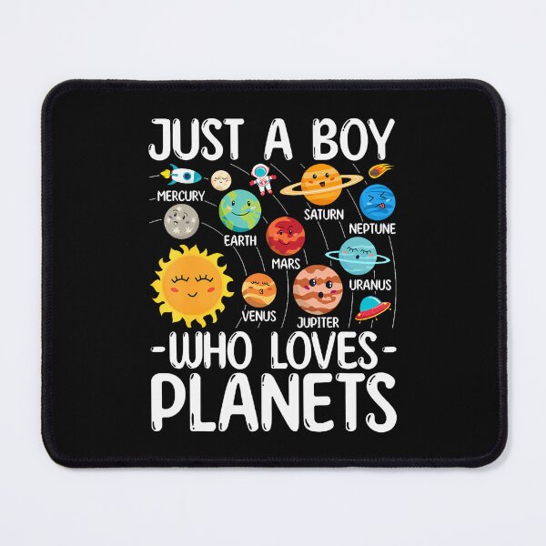Item preview, Just A Boy Who Loves Planets Solar Star System Science Space designed and sold by RosaliaAmber.