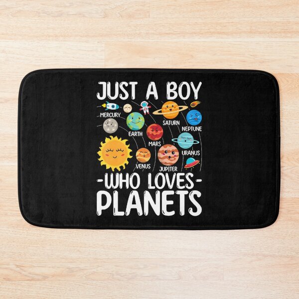 Item preview, Just A Boy Who Loves Planets Solar Star System Science Space designed and sold by RosaliaAmber.