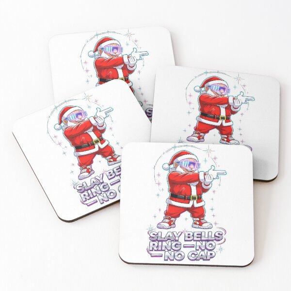 Item preview, Slay Bells Ring No Cap Cool Santa Christmas designed and sold by MyFishka.