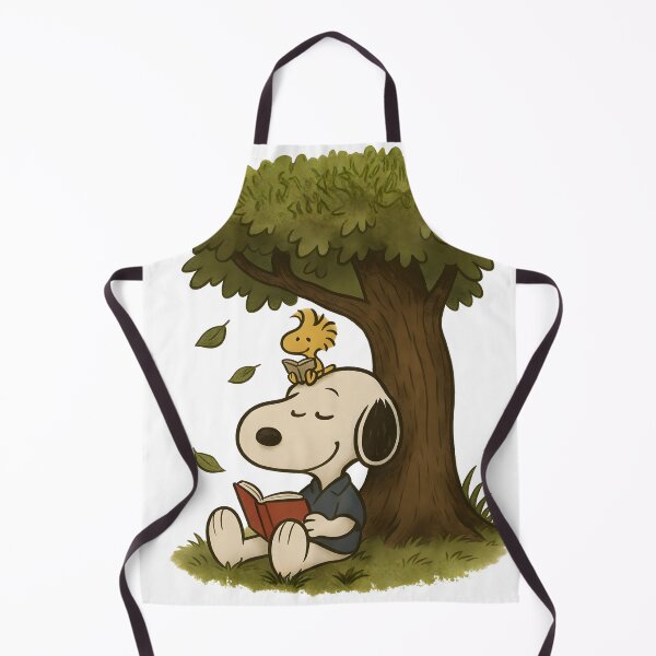 Item preview, Snoopy Reading Under a Tree – Cozy Book Lover Aesthetic designed and sold by Tidal Arts.