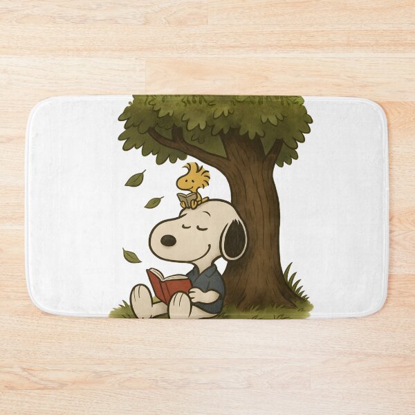 Item preview, Snoopy Reading Under a Tree – Cozy Book Lover Aesthetic designed and sold by Tidal Arts.