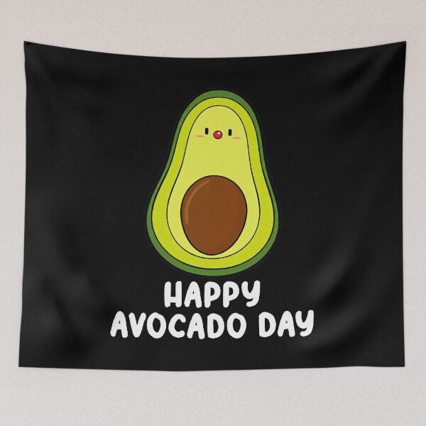 Item preview, Cute Happy Avocado Day T-Shirt designed and sold by LarryMBrown.