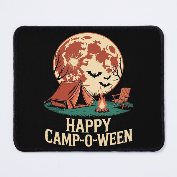 Item preview, Happy Camp-O-Ween Halloween Camping Ghosts and Campfires designed and sold by JaskconLIfe23.