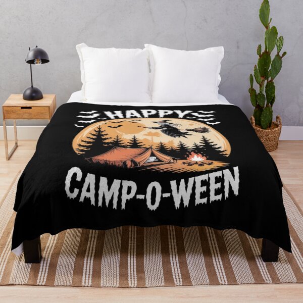 Item preview, Happy Camp-O-Ween Halloween Vibes Camping Ghost Squad designed and sold by JaskconLIfe23.