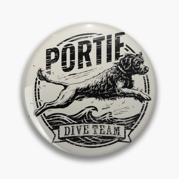 Item preview, Portuguese Water Dog - Dive Team designed and sold by k9printart.