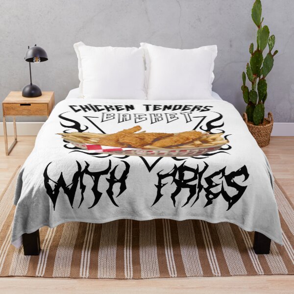 Item preview, Chicken Tenders Basket with Fries but make it metal designed and sold by MageSlayer3000.