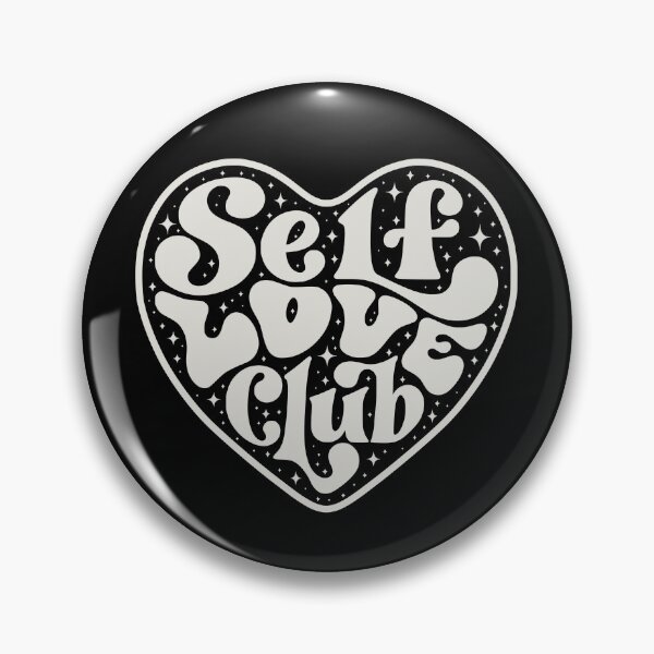 Item preview, Self Love Club Groovy Retro Heart designed and sold by iconking.