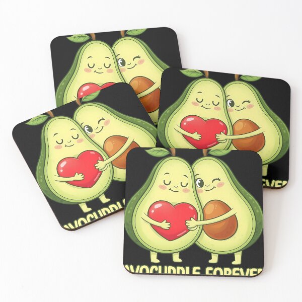 Item preview, Avocuddle Forever Cute Couple T-Shirt designed and sold by TinaMDedrick.