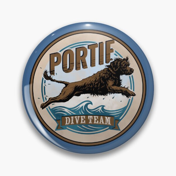 Item preview, Portuguese Water Dog - Dive Team designed and sold by k9printart.