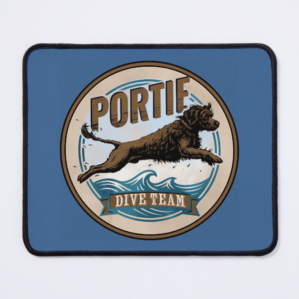 Item preview, Portuguese Water Dog - Dive Team designed and sold by k9printart.