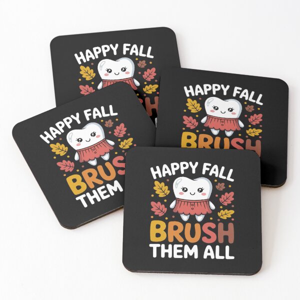 Item preview, Happy Fall Brush Them All Dental Dentist-Thanksgiving designed and sold by JaskconLIfe23.