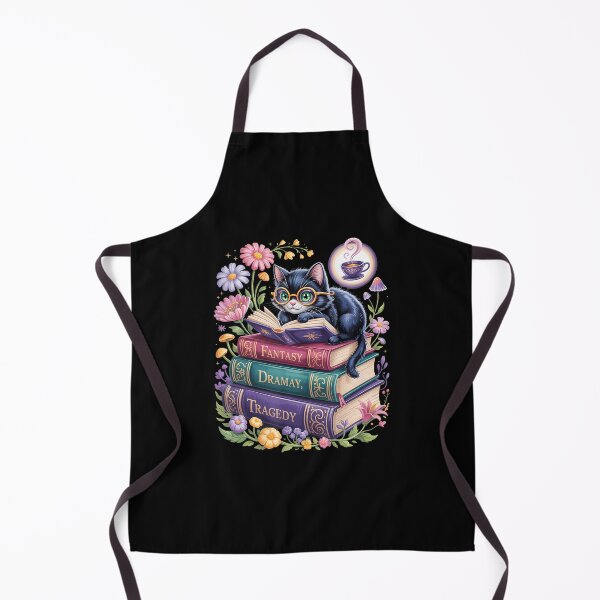Item preview, Fantasy Drama Tragedy Cute Cat Book Lover Readers Librarians For designed and sold by JacquelineEnri.