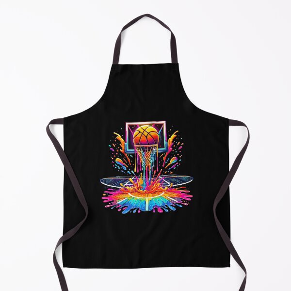 Item preview, Basketball Hoop Dripping Colorful Splash designed and sold by JenniferJanice.