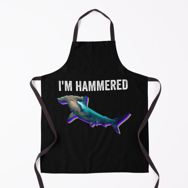 Item preview, I'M Hammered Funny Pun Hammerhead Shark Party Day designed and sold by BrandiJones1.