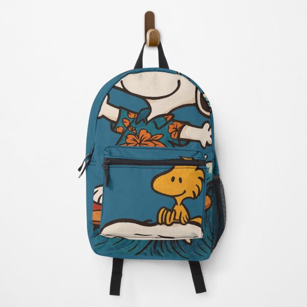 Item preview, Snoopy Surfing – Tropical Hawaiian Dog & Bird Riding the Wave designed and sold by Tidal Arts.