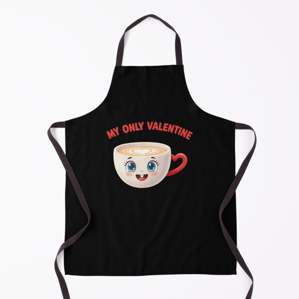 Item preview, My Only Valentine Coffee Cute Heart Beverage Humor designed and sold by SarahLeanne1.