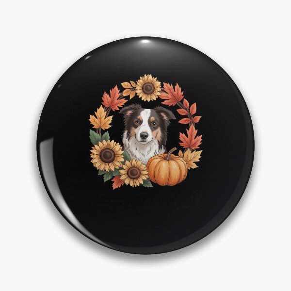 Item preview, Happy Fall Y'all Australian Shepherd Pumpkin Autumn designed and sold by JaskconLIfe23.