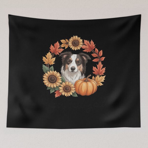 Item preview, Happy Fall Y'all Australian Shepherd Pumpkin Autumn designed and sold by JaskconLIfe23.