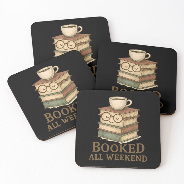 Item preview, Booked All Weekend Funny Reading Coffee Lover Bookworm designed and sold by JacquelineEnri.