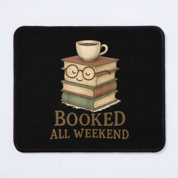 Item preview, Booked All Weekend Funny Reading Coffee Lover Bookworm designed and sold by JacquelineEnri.