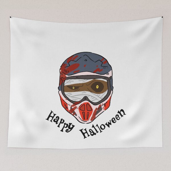 Item preview, Happy Halloween" Graphic: Gritty Biker Horror Design designed and sold by RNASstuff.