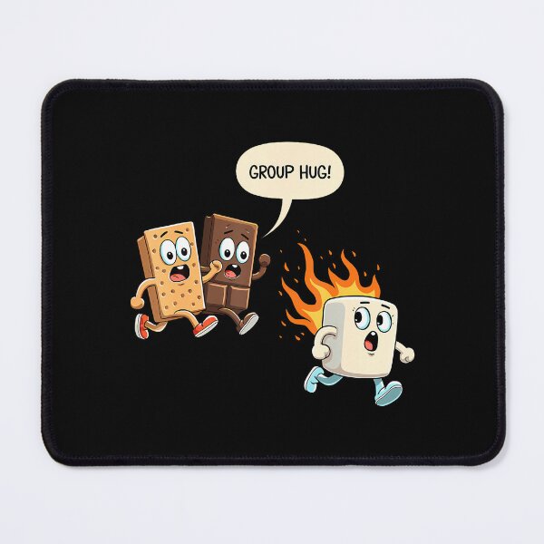 Item preview, Group Hug Marshmallow Smore Funny Camping Family designed and sold by PatsyMargie.