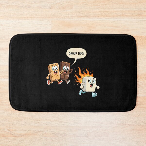 Item preview, Group Hug Marshmallow Smore Funny Camping Family designed and sold by PatsyMargie.
