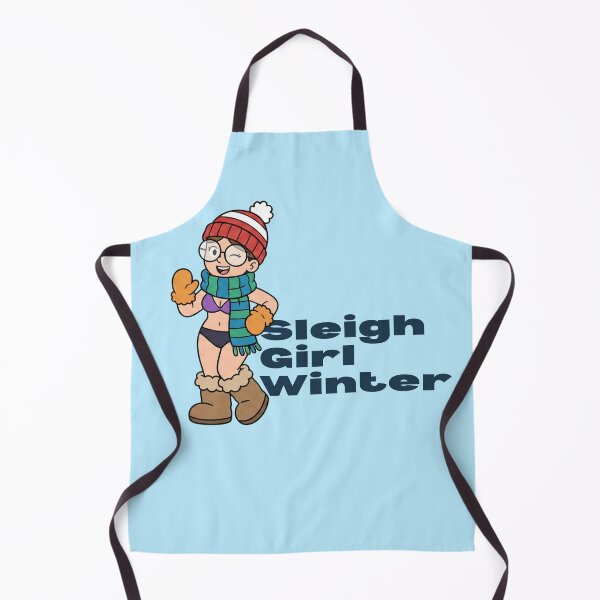 Item preview, Sleigh Girl Winter – Funny Cozy-But-Chaotic Cartoon Girl Illustration for Holiday Gifts designed and sold by SimplyJasper.