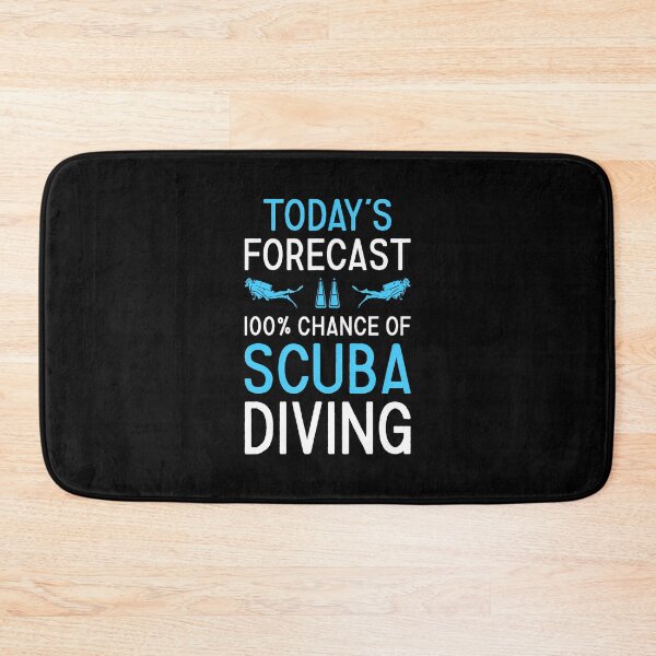Item preview, Scuba Diver Today's Forecast Scuba Diving designed and sold by ClaraTeresa1.