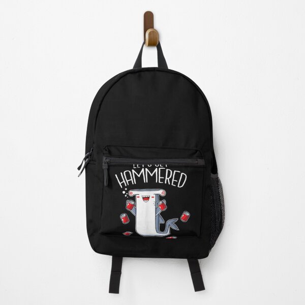 Item preview, Lets Get Hammered Funny Beer Drinking Shark designed and sold by BrandiJones1.