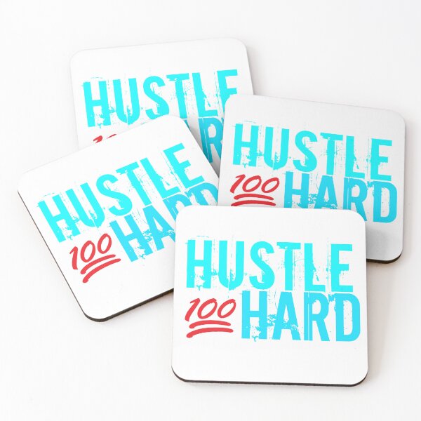Item preview, Hustle Hard 100 Emoji Motivational Gym Workout Streetwear T-Shirt  designed and sold by Faali950.