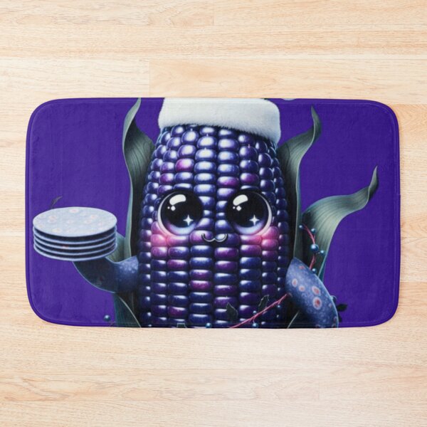 Item preview, Purple Christmas Corn (Chibi Kawaii) designed and sold by Ecosetereos.