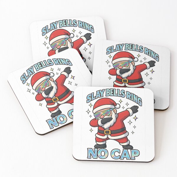 Item preview, Slay Bells Ring No Cap Dabbing Santa designed and sold by MyFishka.