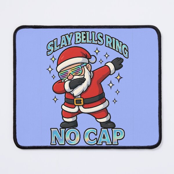 Item preview, Slay Bells Ring No Cap Dabbing Santa designed and sold by MyFishka.