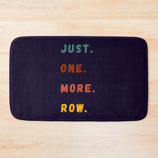 Item preview, Just One More Row - Funny Retro Crochet Lover Saying designed and sold by Wiss2Arts.