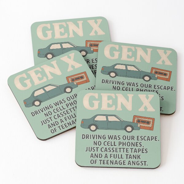Item preview, Gen X -Driving Was Our Escape designed and sold by Dan Farsaci.