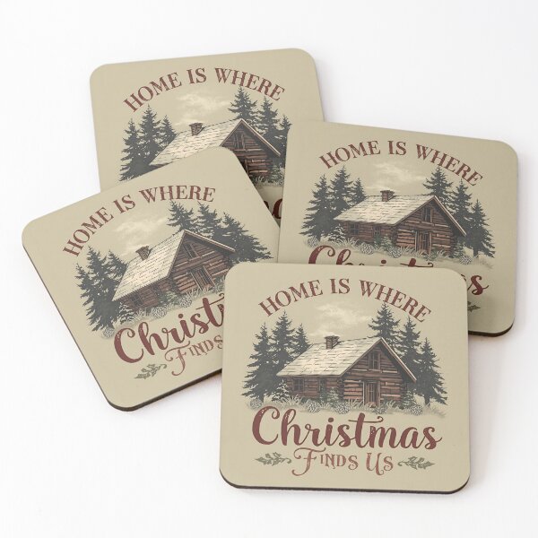 Item preview, Home Is Where, Christmas Finds Us designed and sold by RisingWolfStudio.