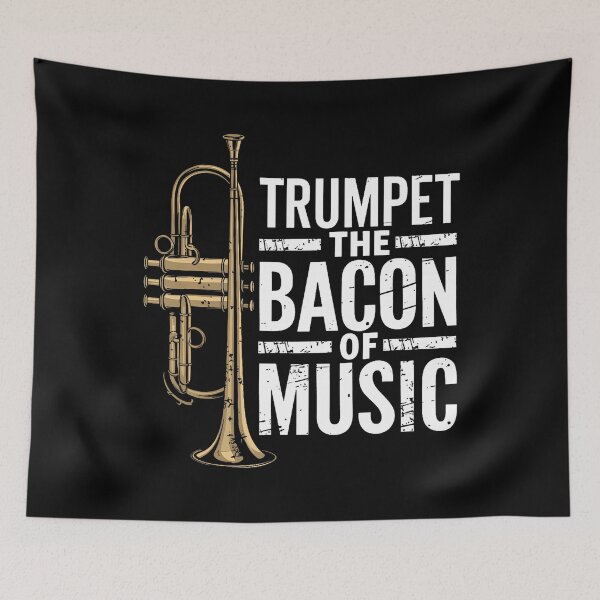 Item preview, Trumpet The Bacon Of Music Jazz Trumpeter Trumpet Player designed and sold by PatsyMargie.