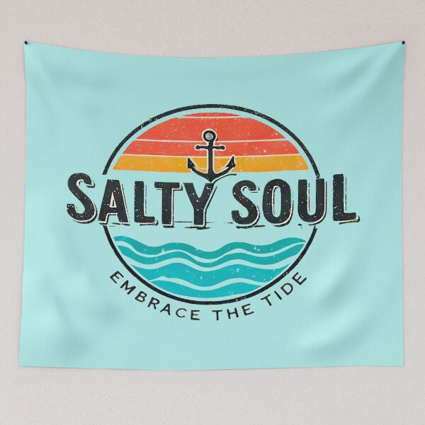 Item preview, Salty Soul Beach Vibes - Embrace the Tide | Ocean-Inspired Art designed and sold by Mandeville Photography.