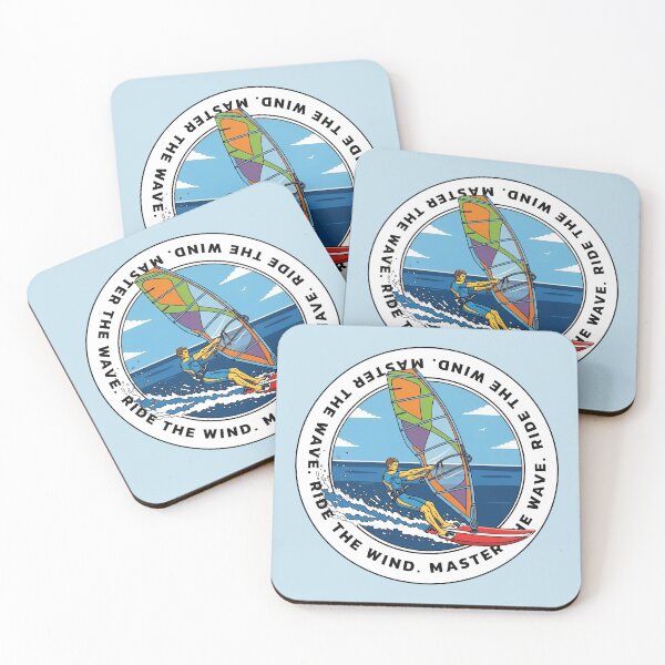 Item preview, Master The Wind Ride The Wave Windsurfing Art designed and sold by KiwiRider.