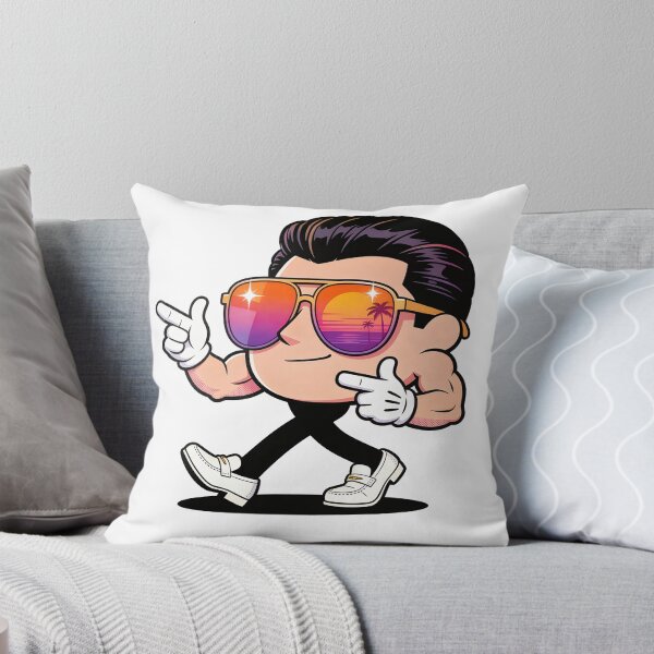 Item preview, 80s Retro Cool Guy Mascot designed and sold by AliveStyle.