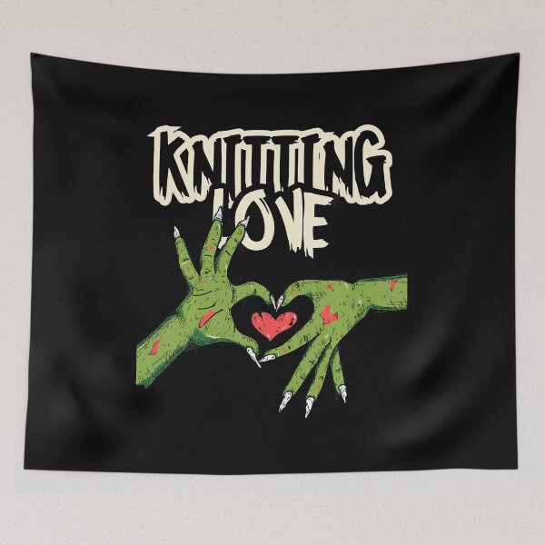 Item preview, Knitting Love Zombie Hands Yarn Craft Needlework designed and sold by FloraVenita.