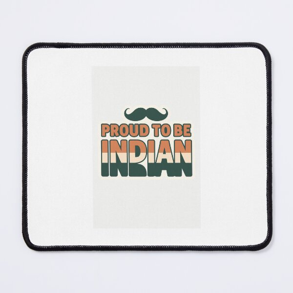 Item preview, Proud To Be Indian | Tricolor Retro Style Typography Design designed and sold by ECHOWAVEART.