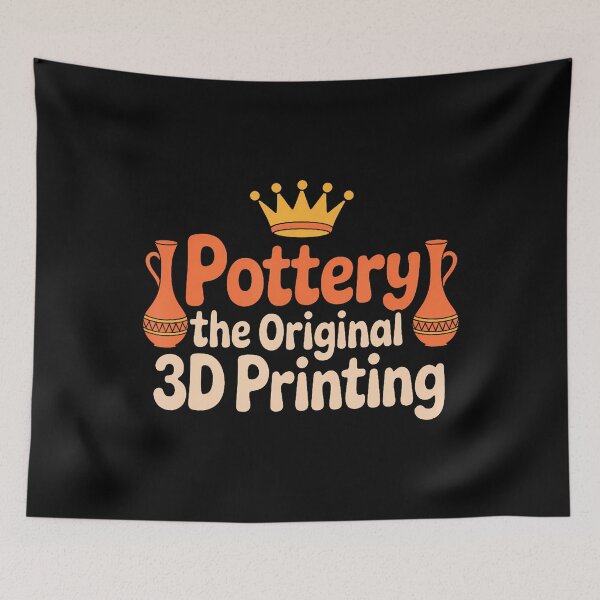 Item preview, Ceramic Artist And Pottery Pottery The Original 3D Printing designed and sold by PatsyMargie.